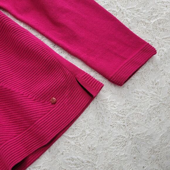 Olsen Europe Cotton Sweater Radpberry S - Picture 4 of 6
